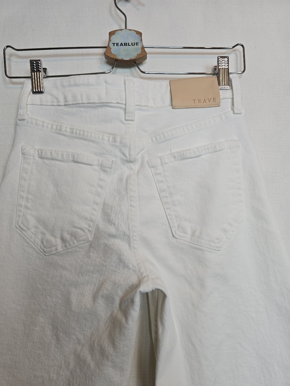Trave Audrey Crop Wide Leg High Waisted Jean In Big Empty Size 25 - Picture 8 of 15